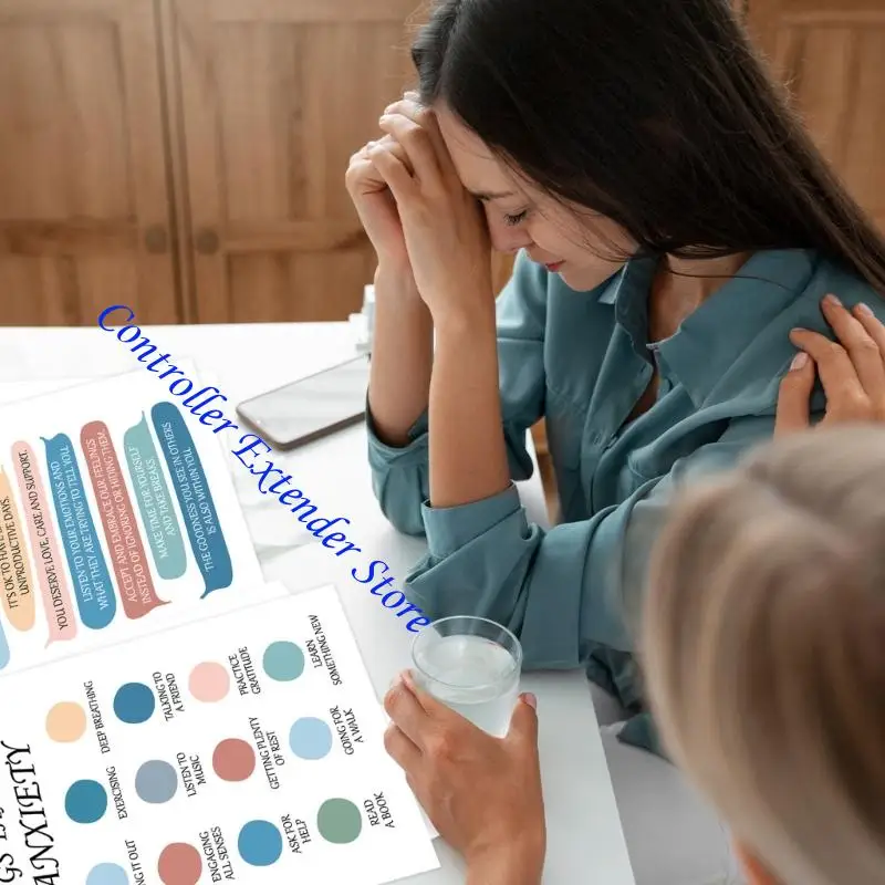 N84B 12 ورقة ملصقات الفصول الدراسية ملهمة للمكتب الفصول الدراسية تهدئة الزاوية ملصق الدافع الصحة العقلية جدار الرسم البياني