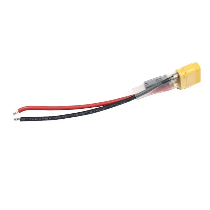 Y43A 2X XT30 Plug Connector Power Cord with Capacitor RC Battery Cable Silicone for Sailfly-X FPV Drone DIY