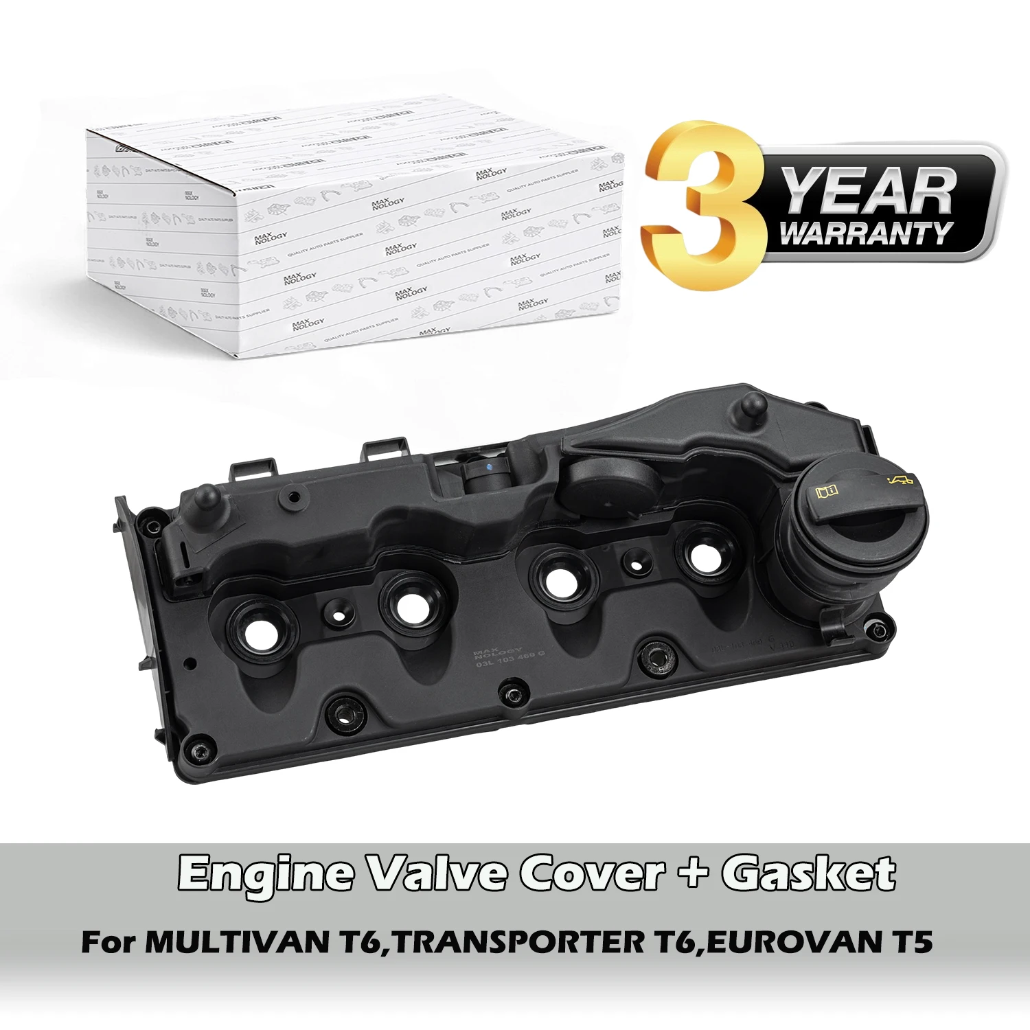 

Deisel Engine Valve Cover with Gasket 03L103469G For VW Eurovan T5,Multivan T5/T6,Transporter T5/T6 2.0 TDI