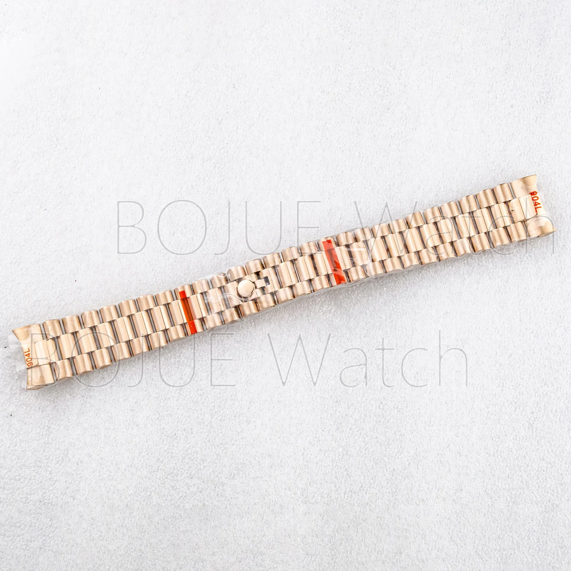 20mm silver gold rose gold black watch president bracelet strap stainless steel folding buckle fit Datejust 36/39mm watch case - Image 3