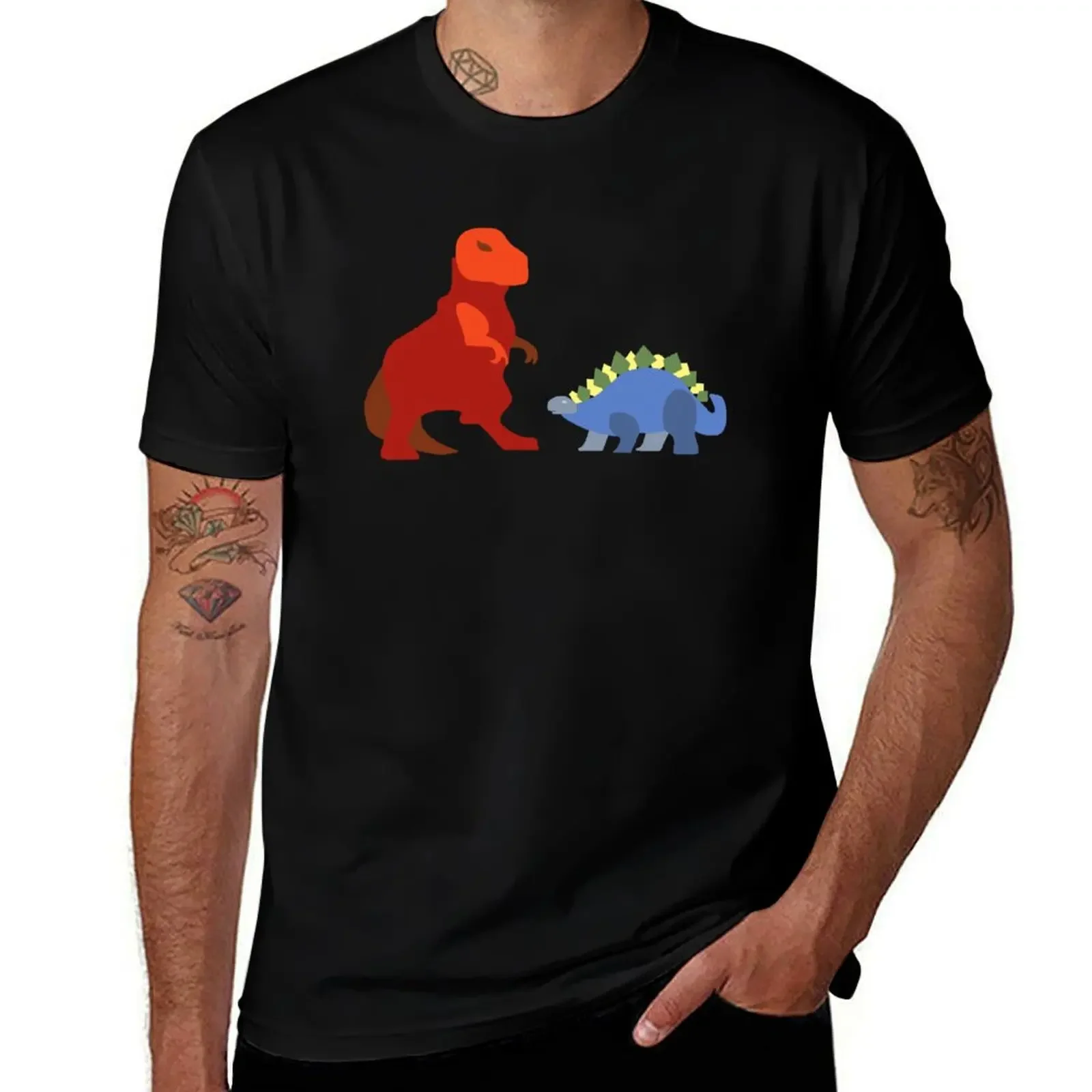 Dino Sketch T-Shirt plain new edition mens plain t shirts