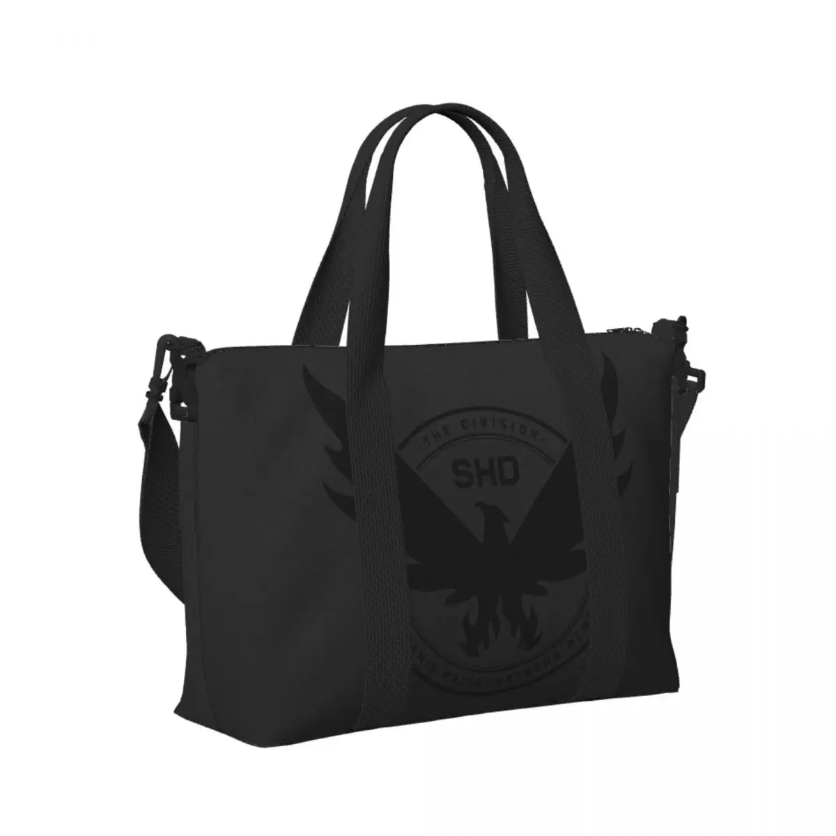 

Custom The Division 2 Shd Strategic Homeland Division Beach Travel Bag Tote Bags for Gym Yoga Women Shopping Duffle Shoulder Bag