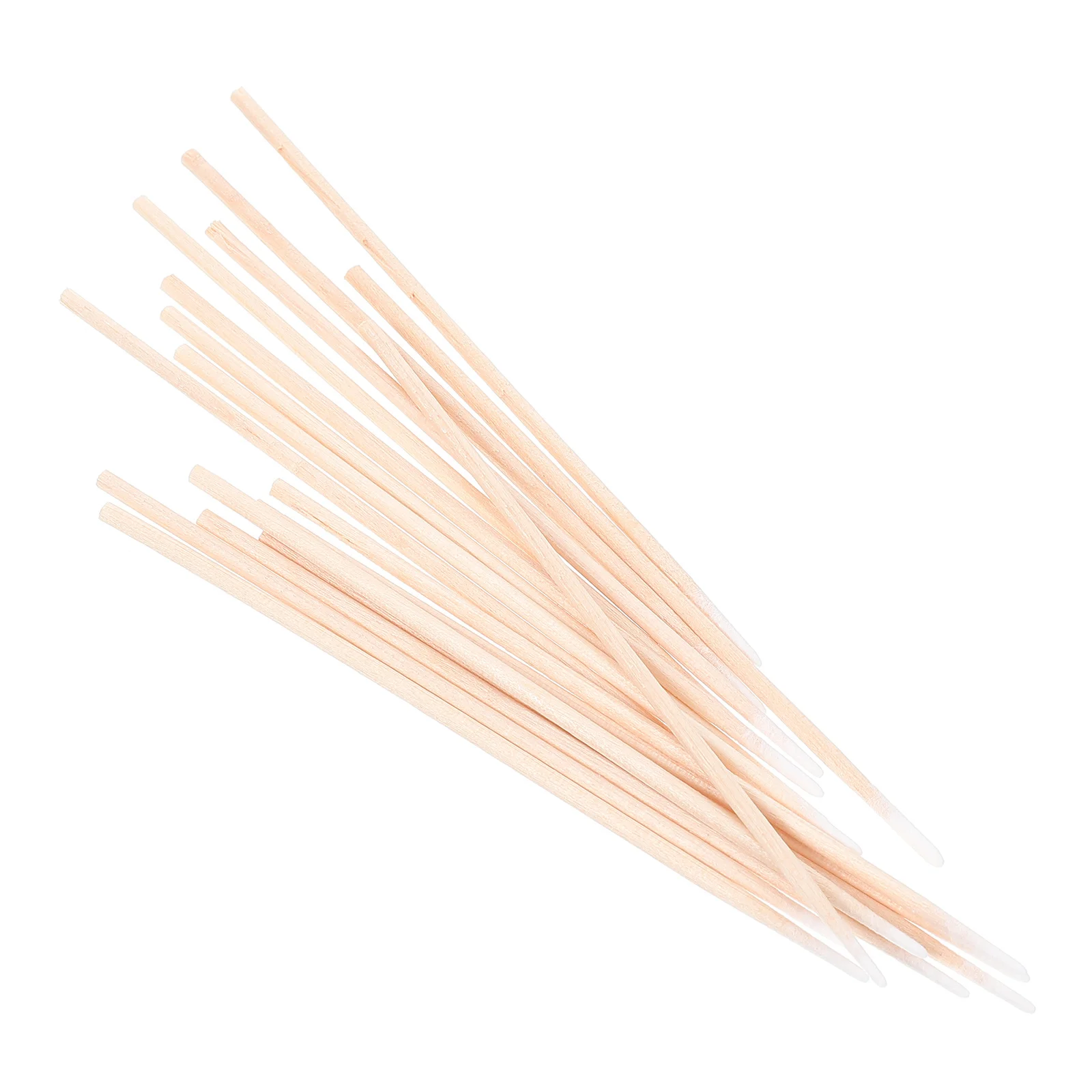 6Packs Professional Disposable Cotton Swabs Cuspidal Wooden Stick for Tattooing Makeup Precision Cleaning Application