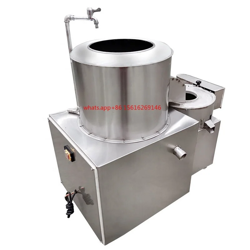 

Industry Electric Potato Chip Wash Cutter Slice Slicer Peel Potato Peeler Cutter Machine and Cut