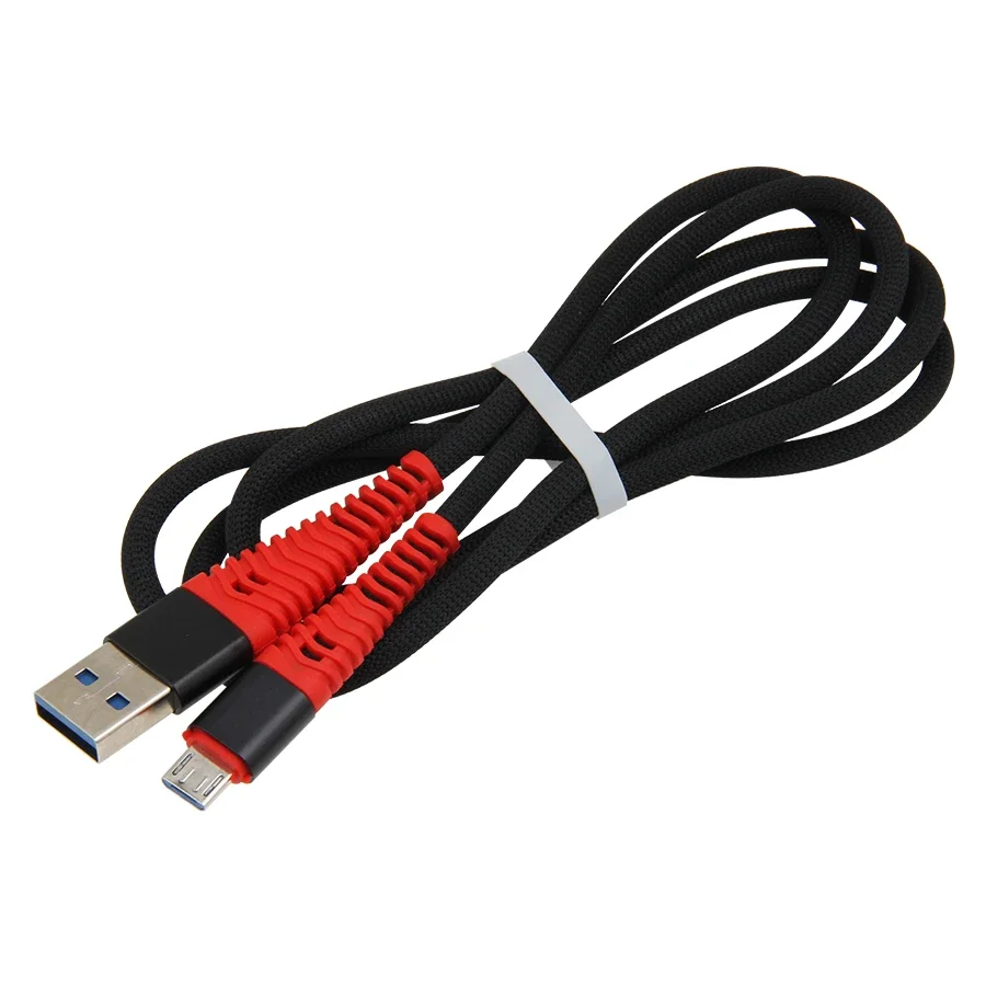 100 pces 1m 3ft micro tipo c 8pin usb carregador cabo de cabo para iphone 12 13 xs para samsung forte trançado tecido náilon trançado linha