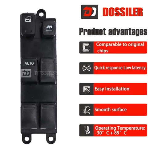 Imagen 2 del producto 25401-VB000 Dossiler para Nissan Sentra 2000-2006 interruptor de Control maestro de elevalunas eléctrico 25401-4M501 25401-6Z500 25401-3S400