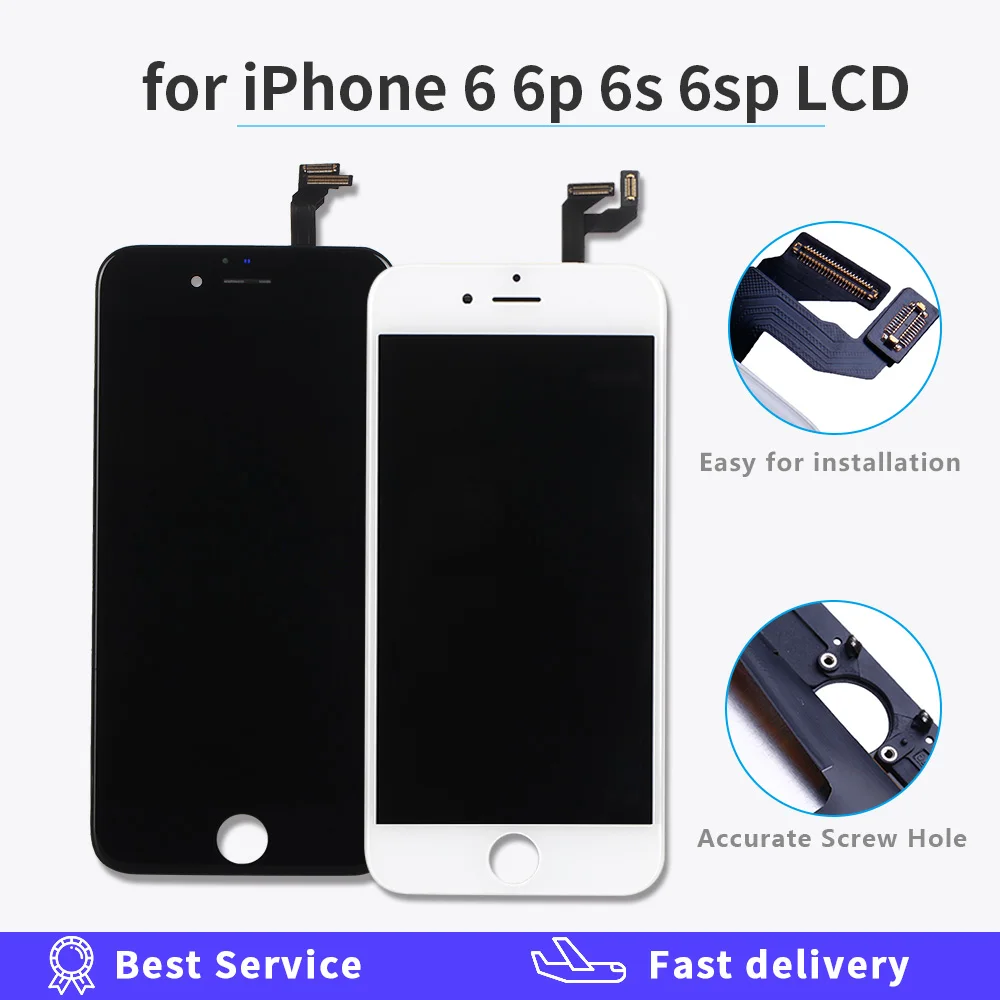 AAA++ quality LCD Display For Iphone 6 6s 7 8 Plus Screen Touch Digitizer for iphone 5 SE Assembly Screen Replacement lcd gift