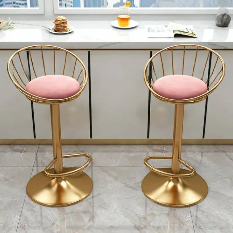 

Adjustable Minimalistic Bar Chairs Chair Modern European Comfortable Chair Bar Chair Salon Rotate Sgabelli Da Bar Home Furniture