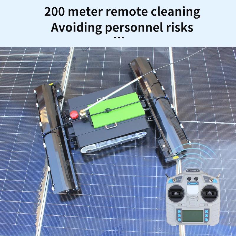 Water Washing Solar Panel Cleaning Robot,Brush,Solar Panels Cleaner Brushes,Equipment,Robots,Machine,PV Cleaning Kit Accessories
