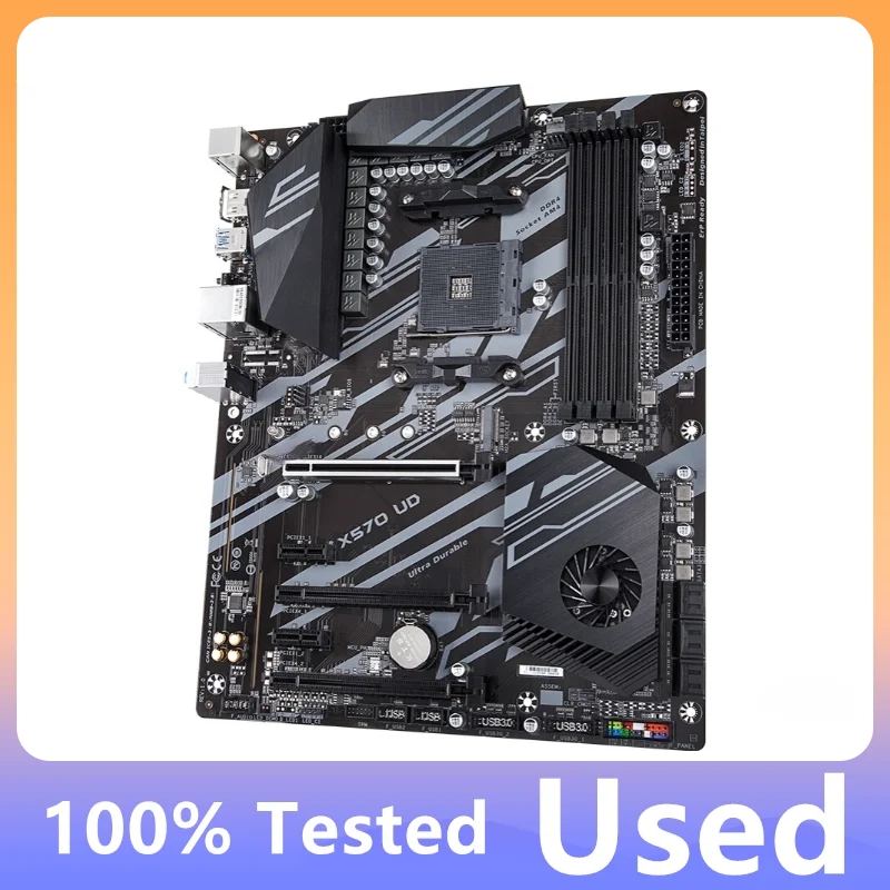 X570 UD Motherboard Atx Socket Am4 X570 Ddr4 128gb Pci-e 4.0 Sata Iii Usb3.2 Original Desktop Mainboard