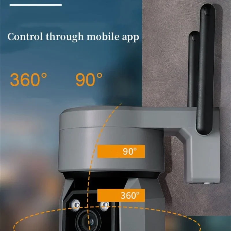 Tuya 5MP Security Camera Outdoor Wireless HD Monitor 360° Intelligent Detection CCTV WIFI Voice Intercom Automatic Monitoring