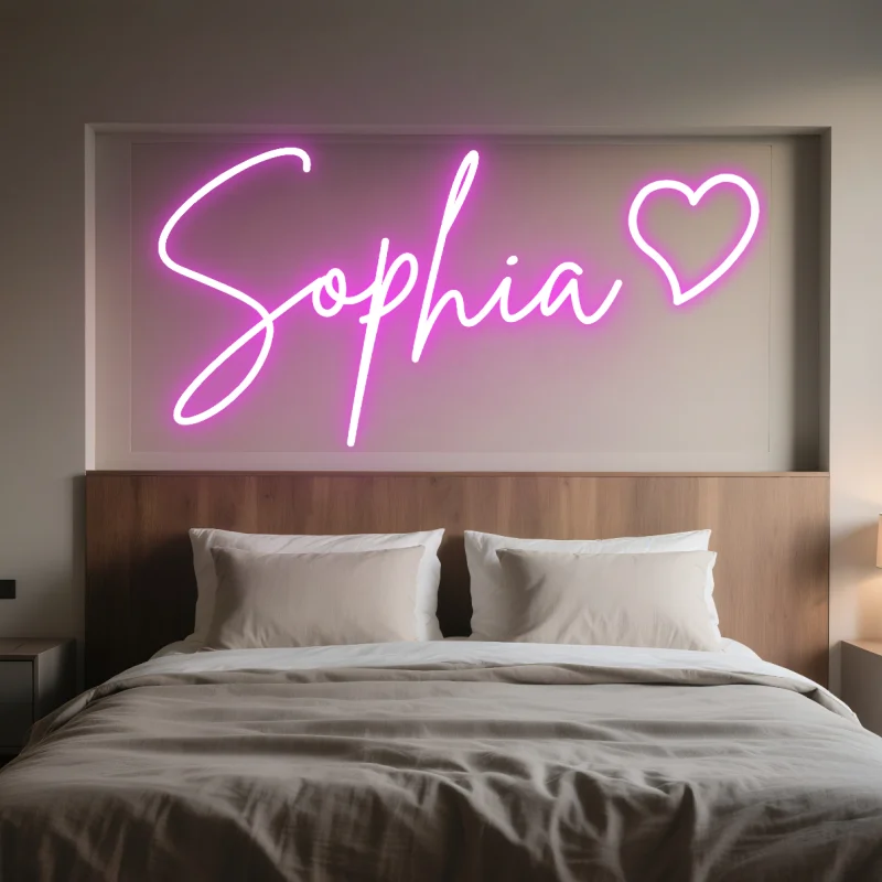 

Vibrant Custom LED Neon Sign Unique Personalized Wall Decoration Easy Install Safe Material Energy Wedding Party DIY Home Gift