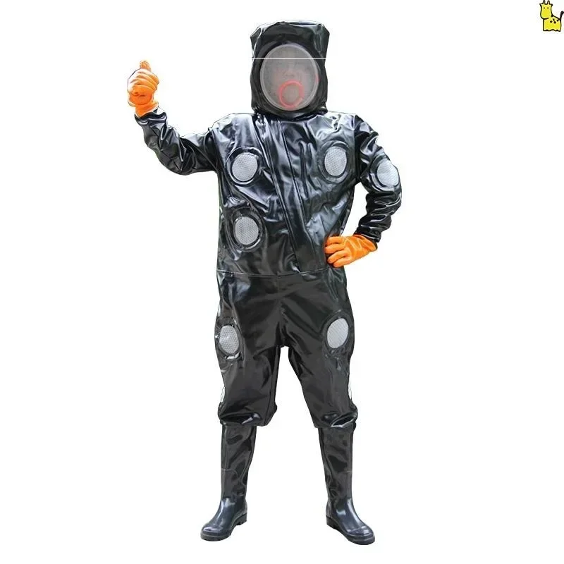 Bee Coat Anti-Bee Suit Thickened With Fan Wasp One-Piece Full-Set Breathable Wasp Protective Suit For Whole Body To Catch Heat.