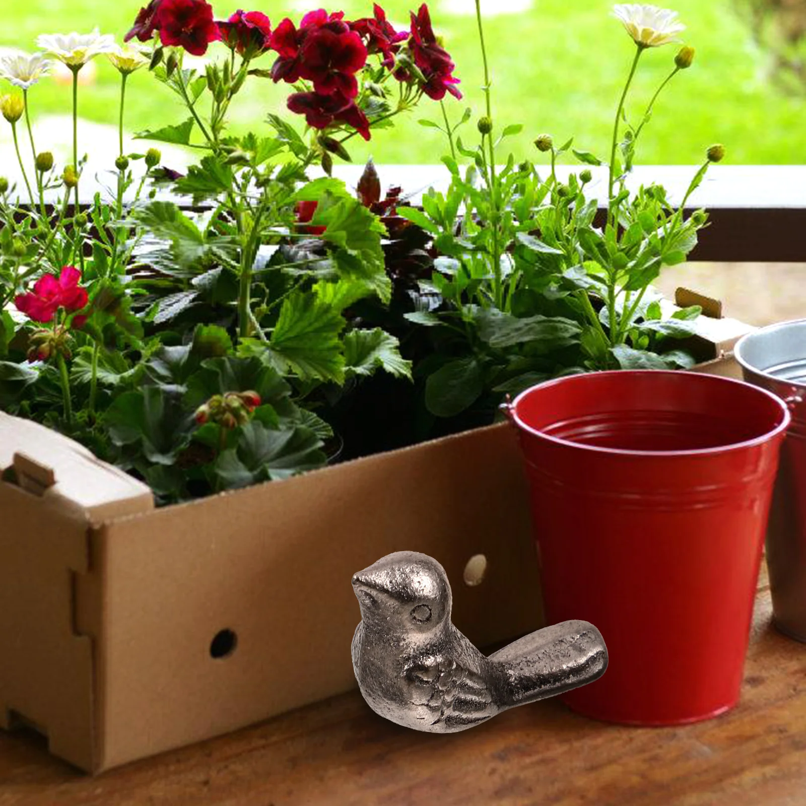 

10pcs Cast Iron Iron Lifelike Decorative Bird For Home Garden Yard Balcony Desktop Table Room Office Metal Craft