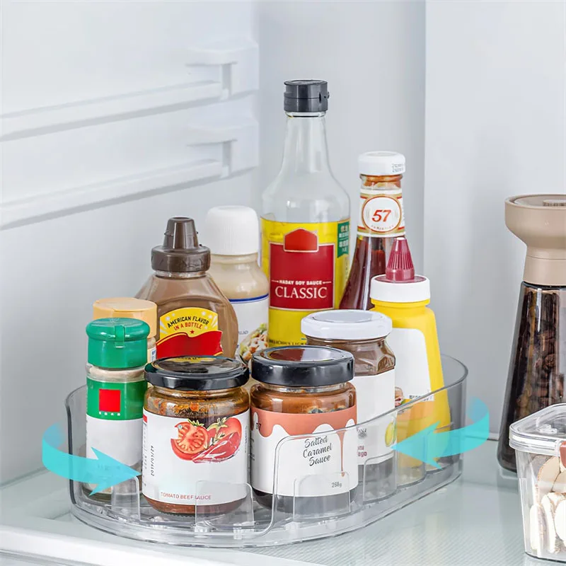 

360 ° Вращающийся съемный поднос для хранения со съемным подносом и несколькими отделениями. Настольный органайзер для бутылок с напитками, специй.