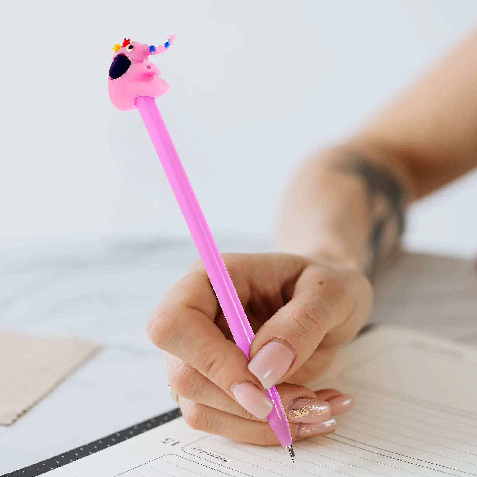 

30Pcs Cartoon Writing Pen Smooth Writing No Scraping Ideal for Kids and Adults Fine Tip Pens Lovely Pen Pens Kids Stationery