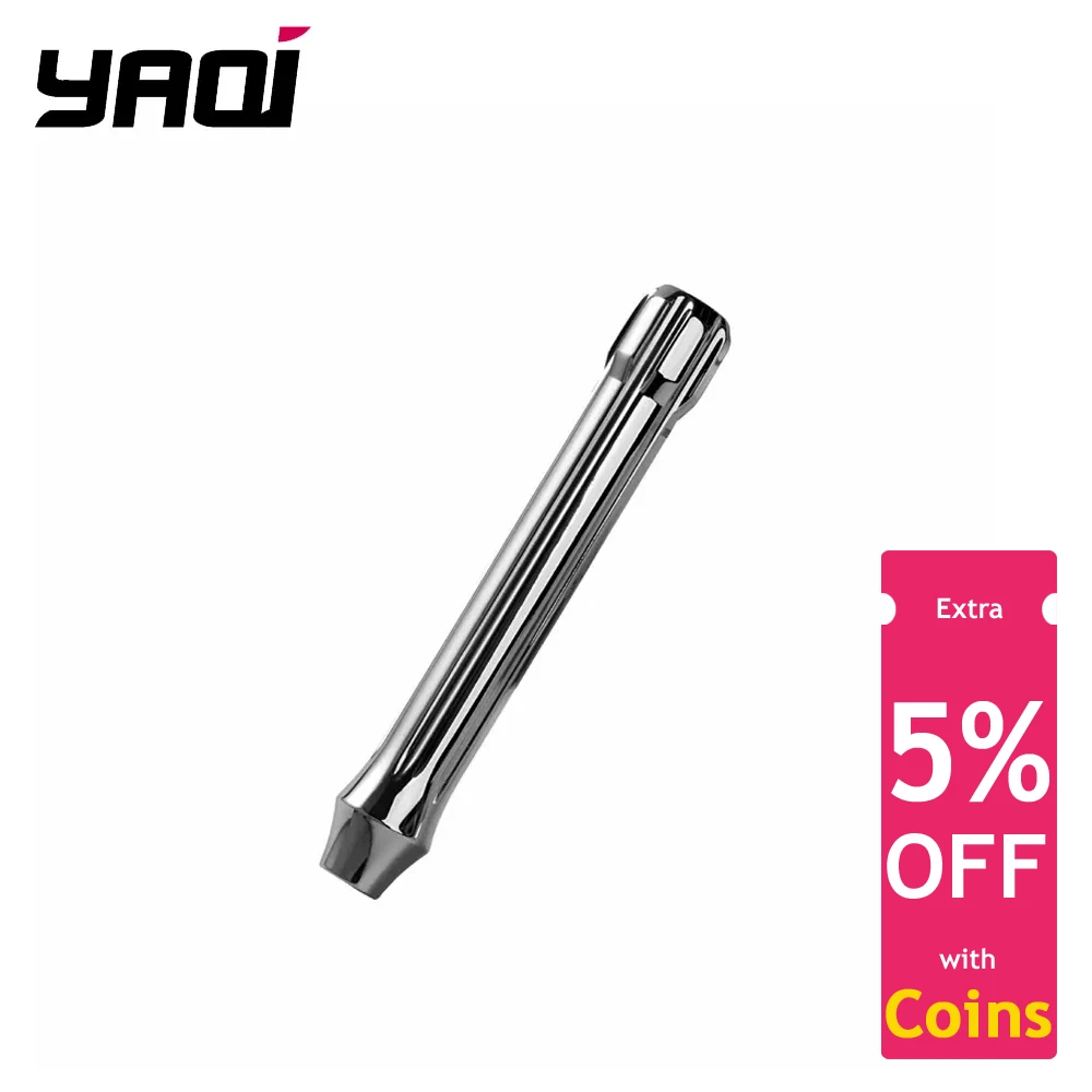 

YAQI Tsuka Polished Stainless Steel Men Safety Razor Handle