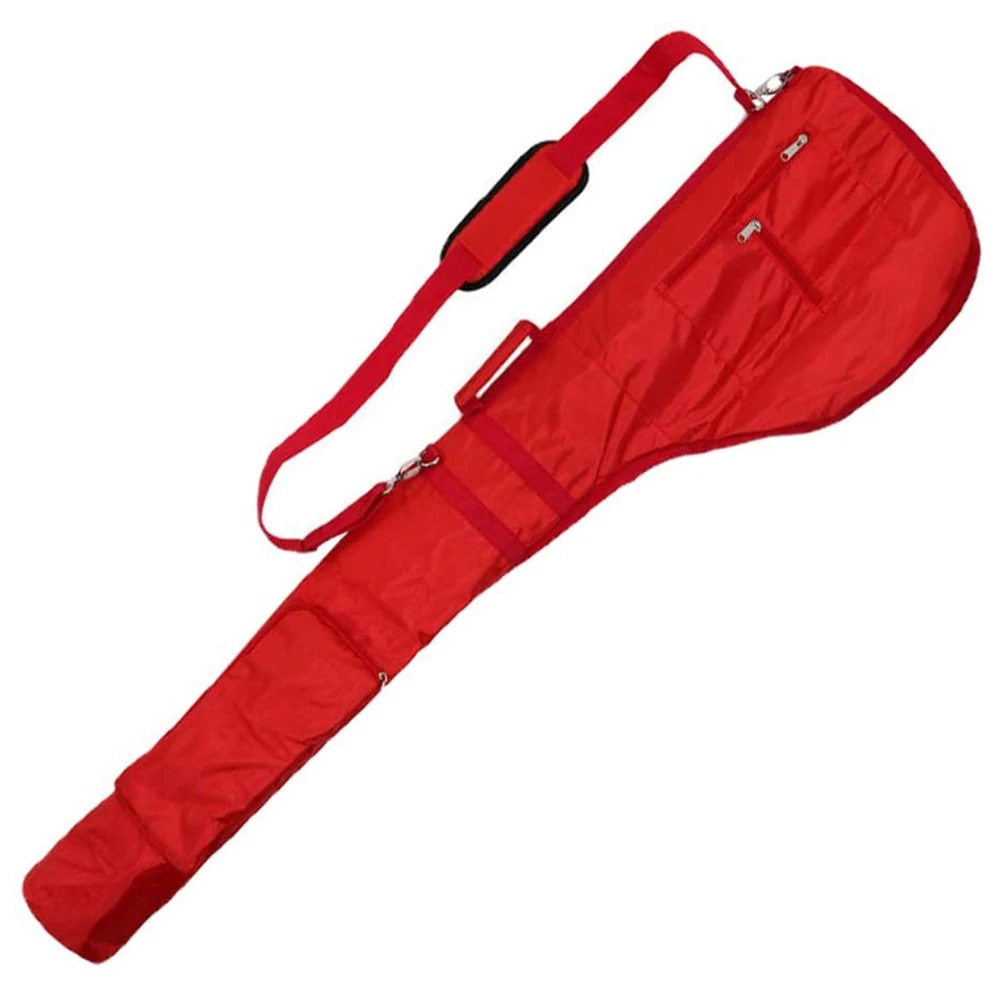 New Golf Club Carrier Bag Carry Driving Range Travel Bag,Red