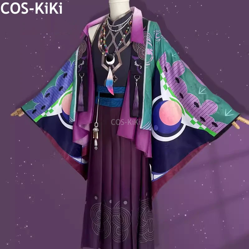 COS-KiKi Nu: Carnival Kuya Game Suit Handsome Kimono Style Uniform Gorgeous Cosplay Costume Halloween Party Role Play Outfit Men