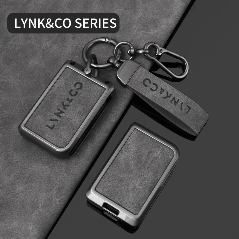 Schlüsseletui mit Schlüsselanhänger für Lynk&Co 01Phev 01 05 – Detail 8