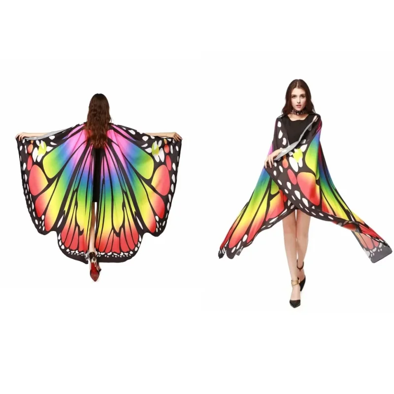 

Крылья бабочки, аксессуары для косплея, сценические костюмы, костюмы для взрослых, Хэллоуин, фея, вечерние сувениры, реквизит с крыльями