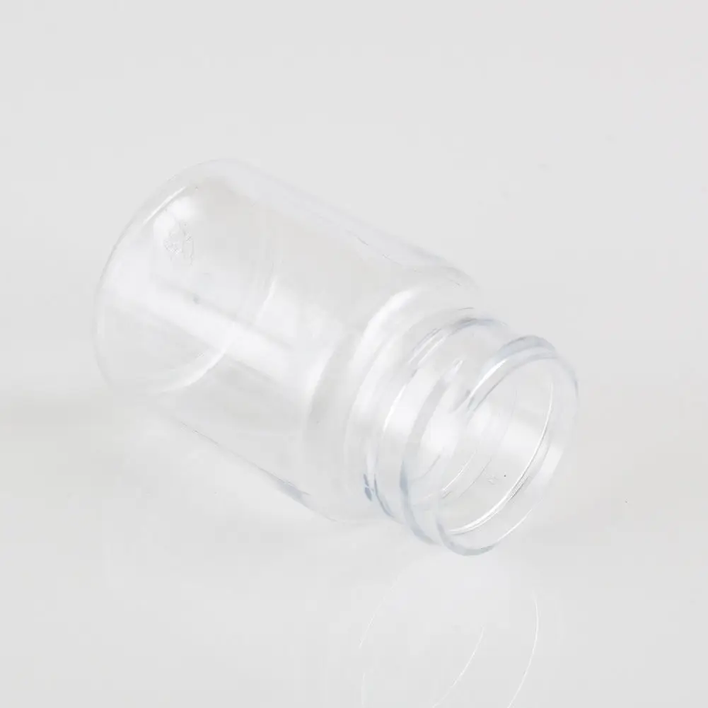 100PCS X 15ml 20ml 30ml 60ml Clear PET Seal Plastic Empty Liquid Bottles Vial Reagent Sample Container Plastic Cap with Gasket