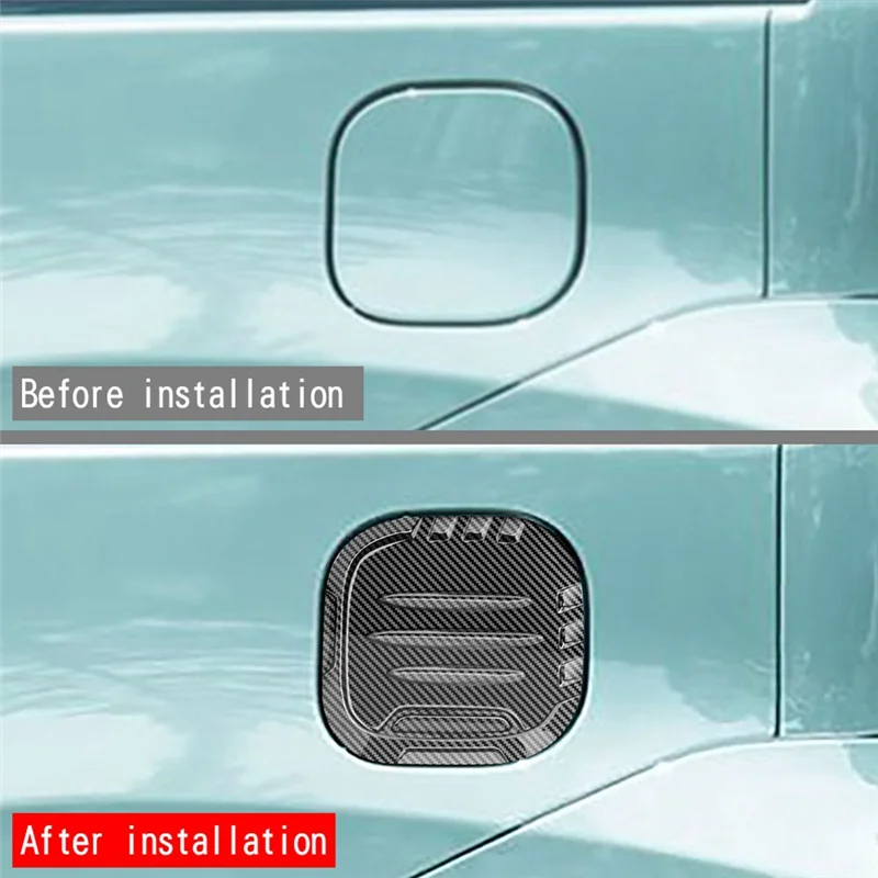 

Автомобильная крышка топливного бака, накладка, защитная крышка топливного бака для Toyota SIENTA 10 Series 2022 2023, аксессуары, узор из углеродного волокна