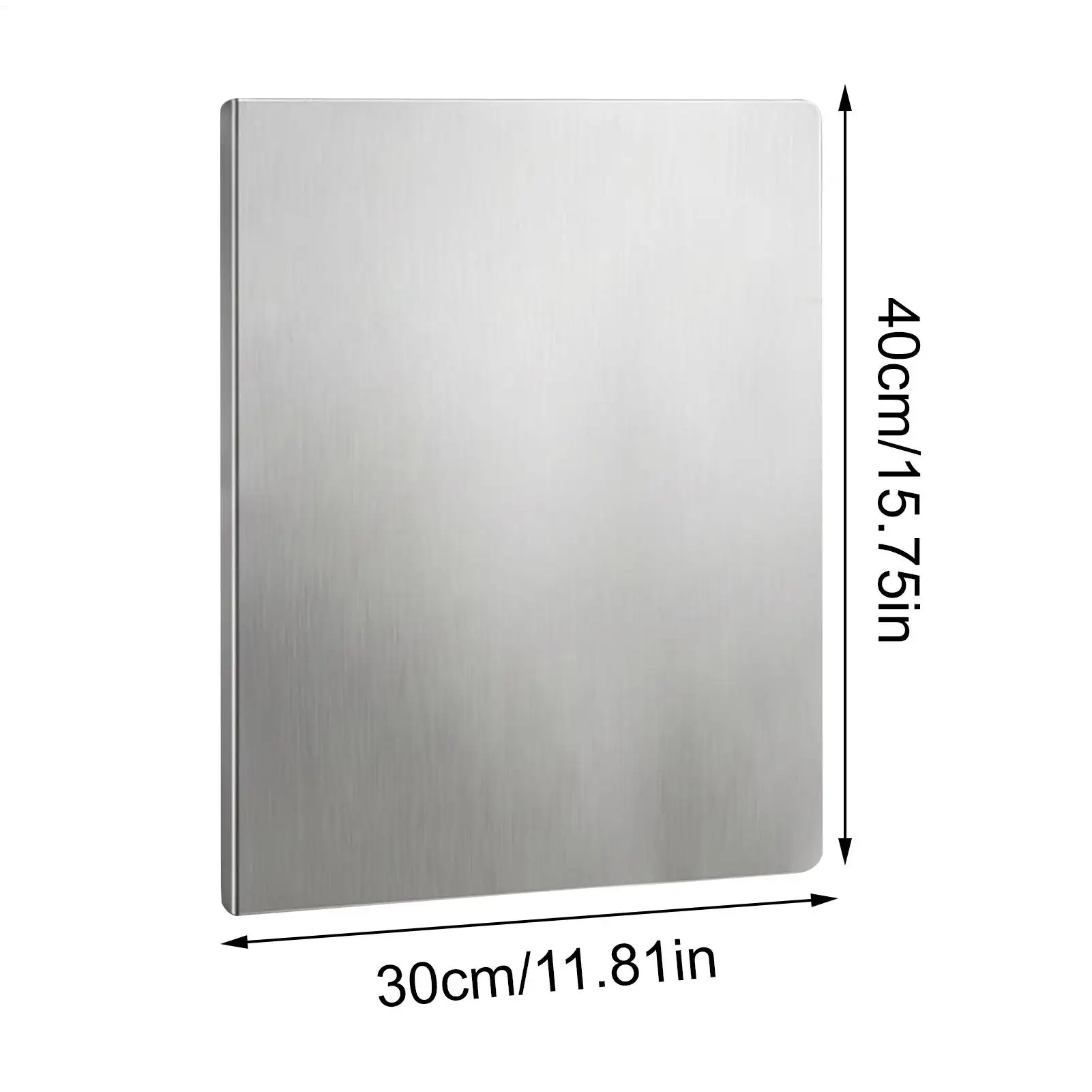 Stainless Cutting Board Dishwasher Safe Metal Kitchen Chopping Boards for Home Restaurant Counter Meal Prep Food Meat Vegetable image 6
