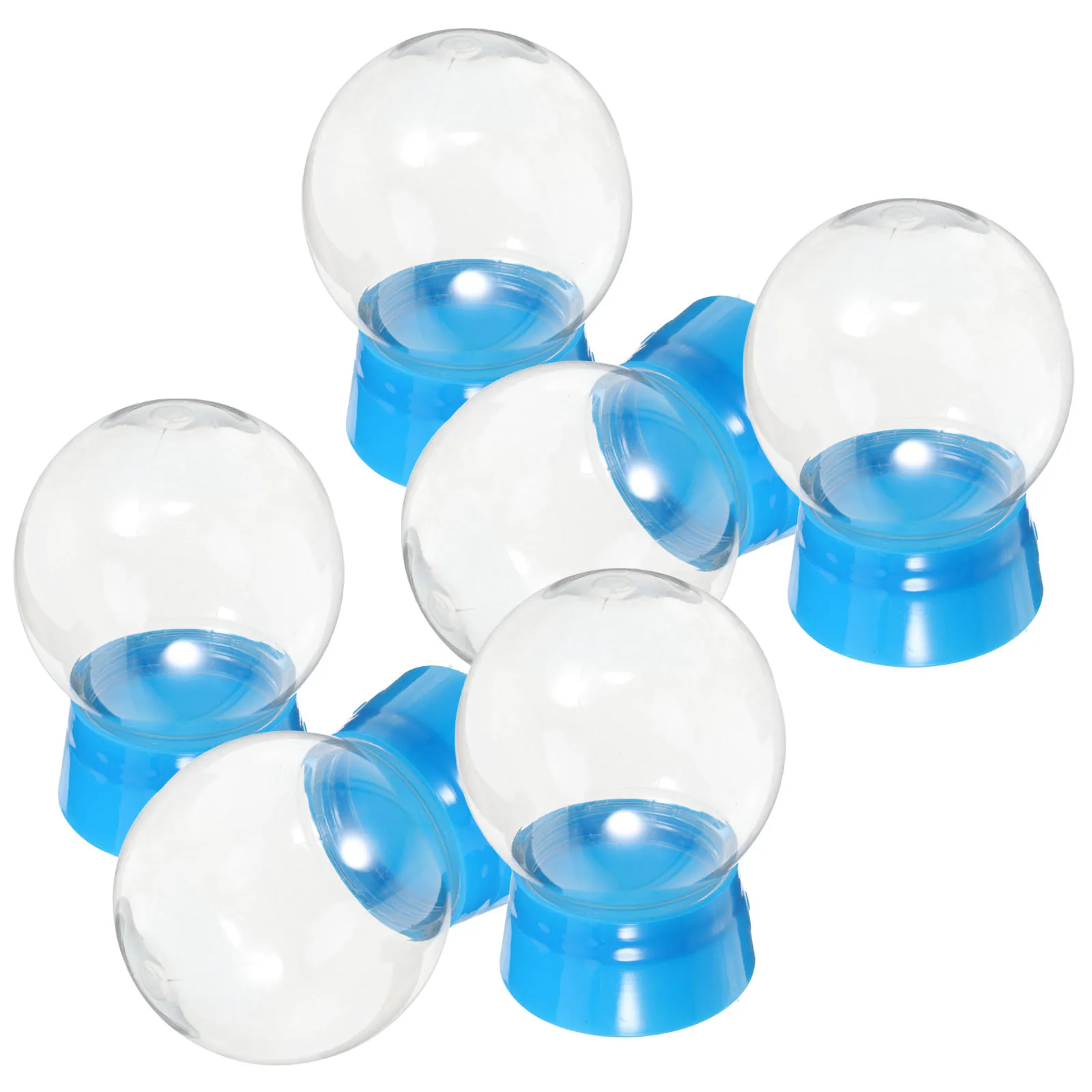 

Crystal Ball Snow Christmas Globes Cloche Bell Jar Trees Dome Display Case Diy Clear Plastic Cookies Candy Cover