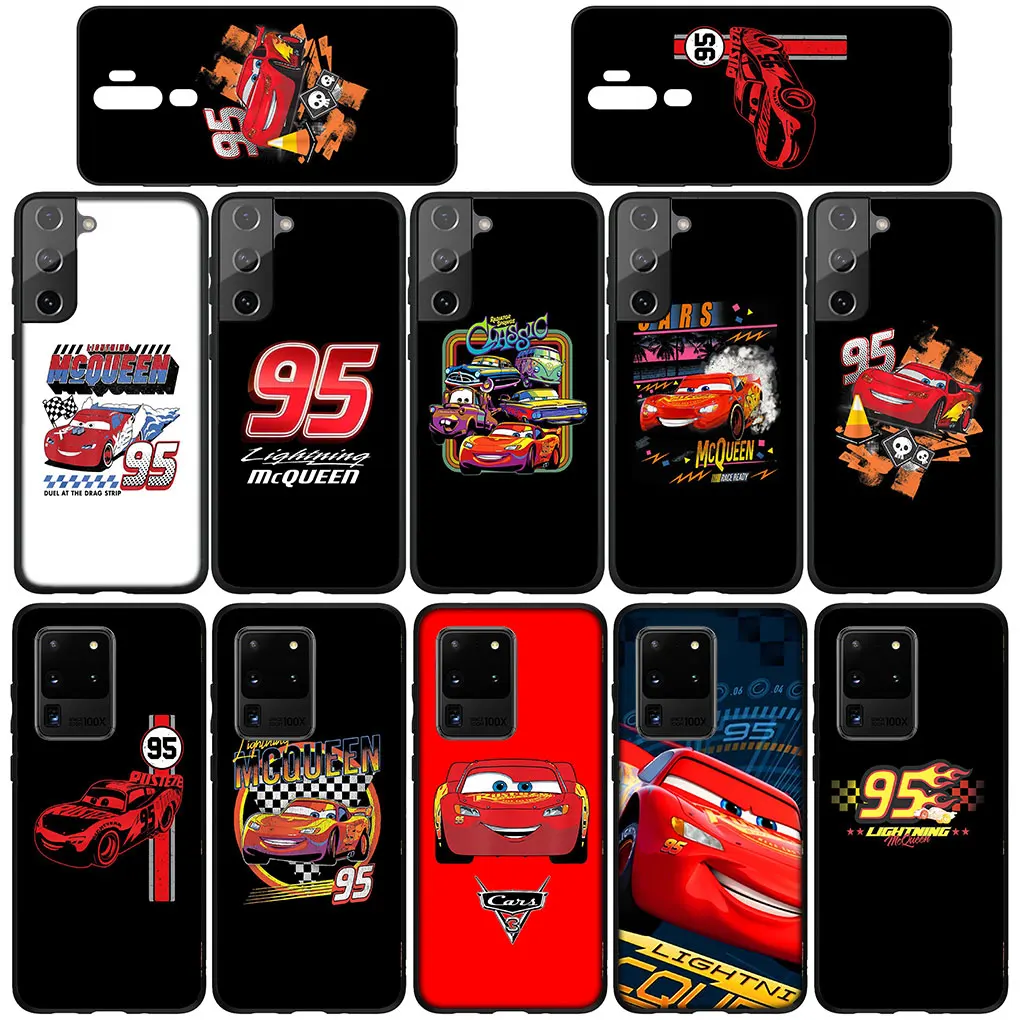 Cars Lightning McQueen 95 Red Phone Cover Case for Samsung Galaxy A10 A20 A22 A30 A31 A32 A50 A51 A52 A53 A72 A33 A73 Casing