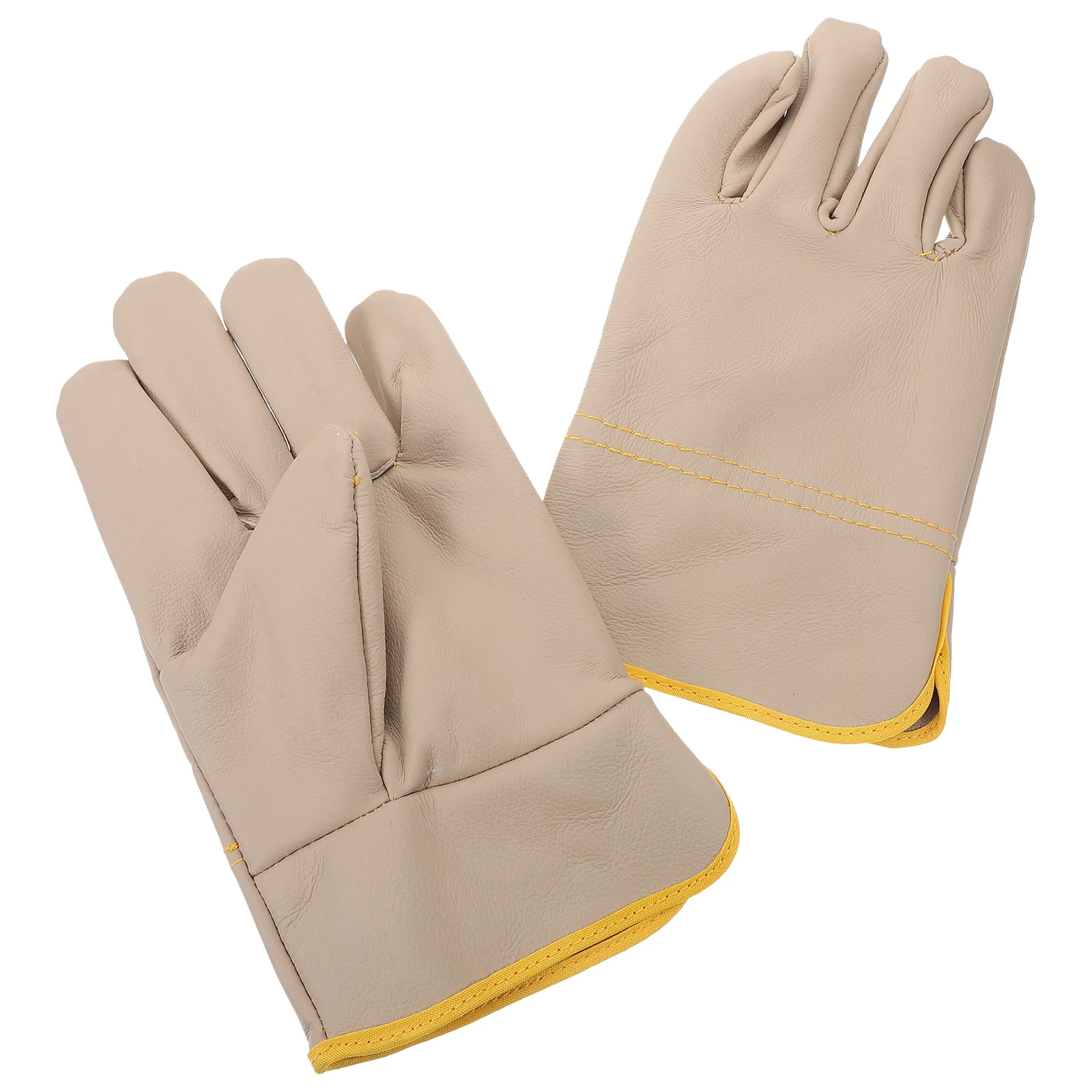 1 ペアの耐熱作業用手袋、男性用の滑り止め保護手袋、さまざまな作業環境で着用可能