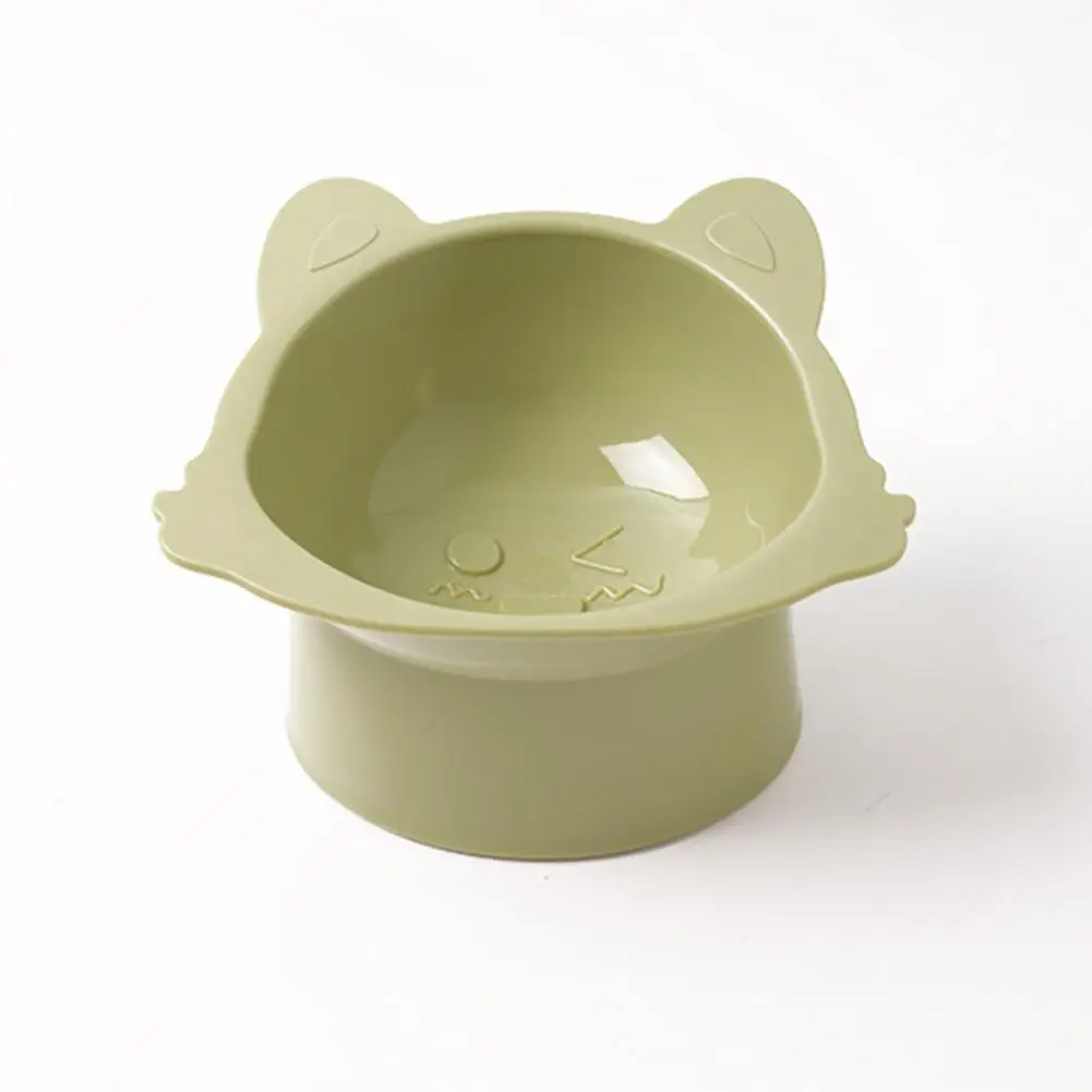 Cervical Vertebrae-friendly Pet Bowl Capacity Pet Bowl Elevated Pet Bowl Ergonomic Design Neck Protector Tilted Cat Food Bowl