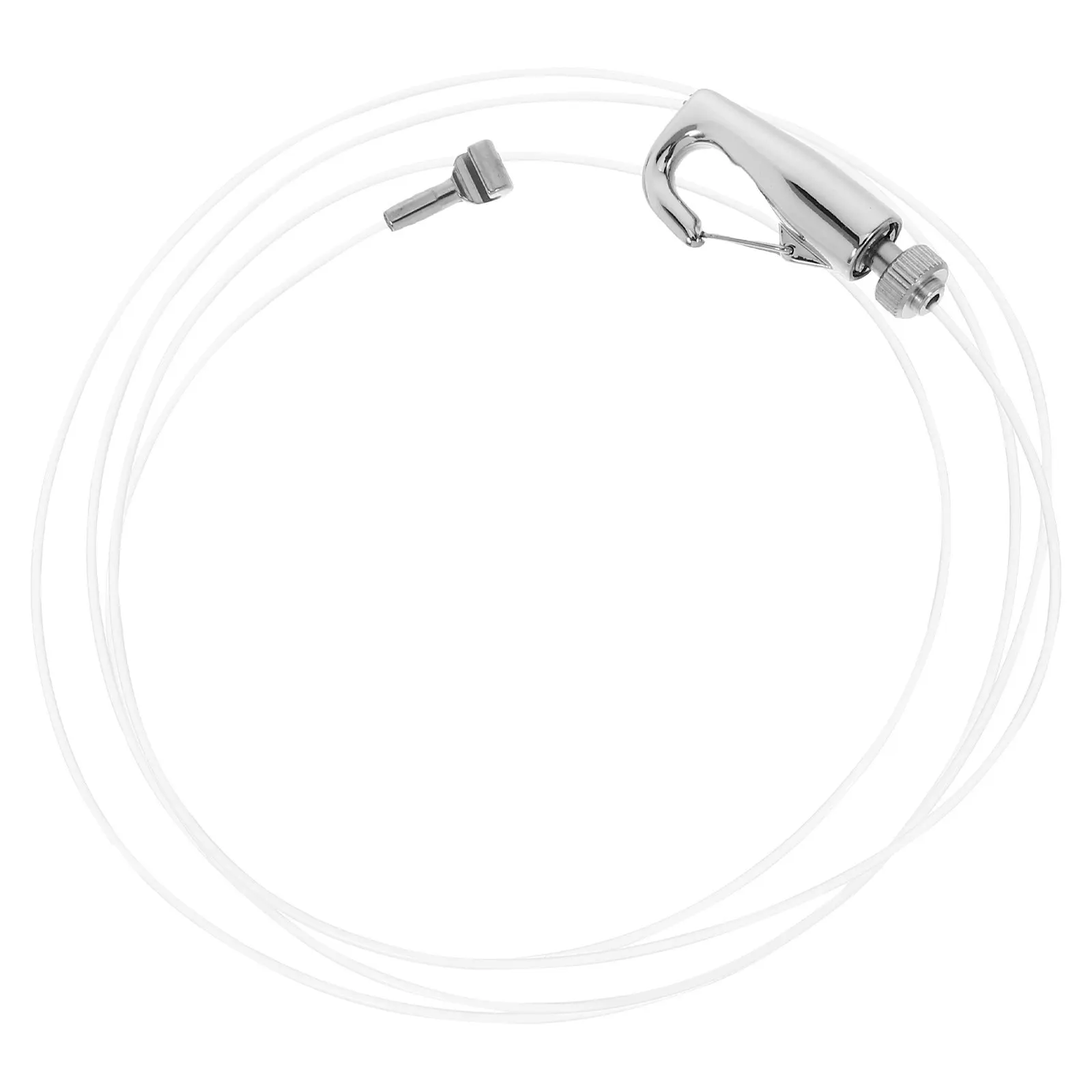 1 Set Adjustable Heavy Duty Picture Hanging Wires with Stainless Steel Nylon Rope for Art Studios Picture Frames Rail Hardware
