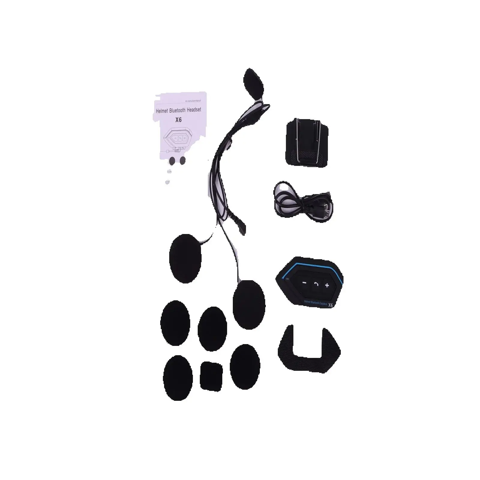 

Helmet Bluetooth Headset FOR Motorcycle Electronics Navigation System 5.0 IP67 Rated