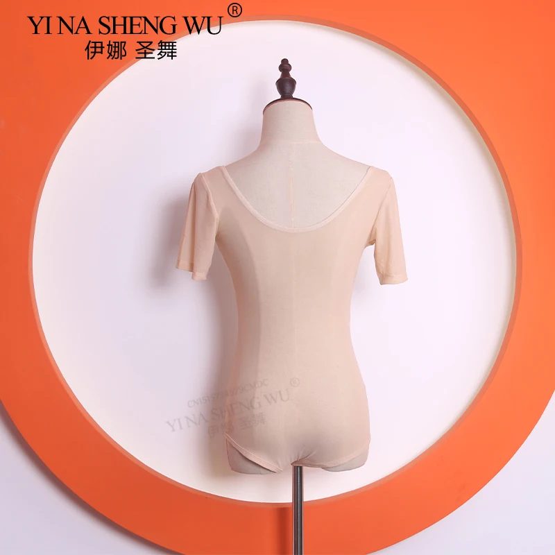 Tops de baile de gasa de agua, soporte para el pecho, manga corta, ropa de danza del vientre, ropa de danza del vientre, ropa de una pieza