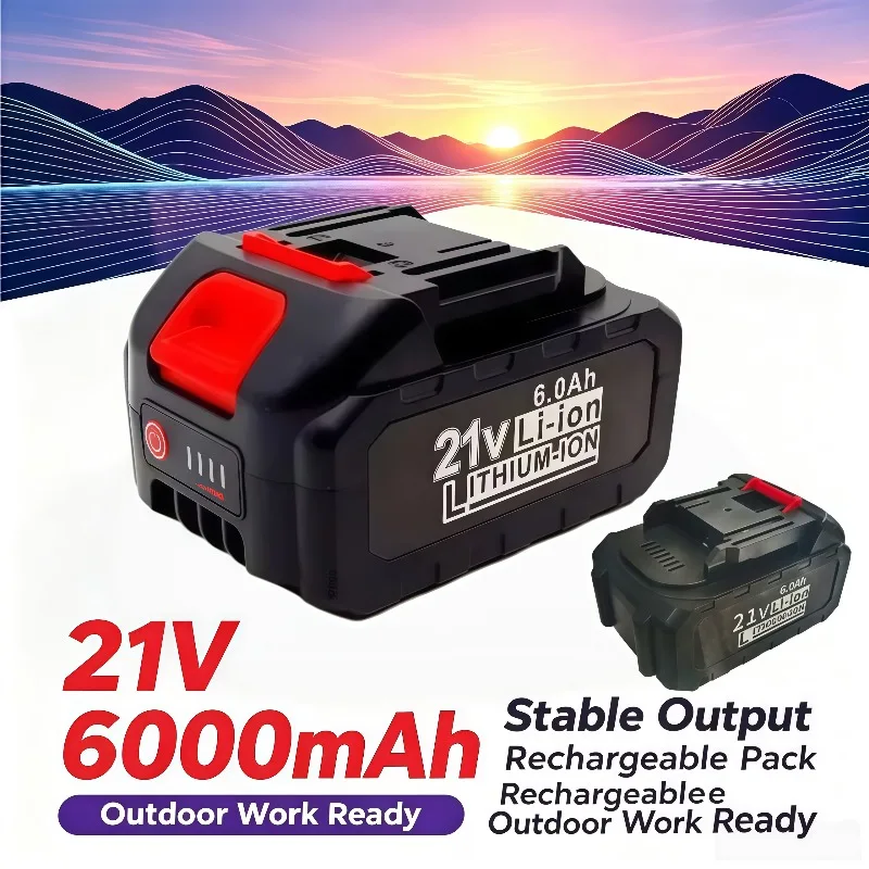 21V 5S2P 6000mAh Lithium‑Ion Battery Fast Charging Replacement For Lpega BL1850 BL1840 BL1440 196391‑6