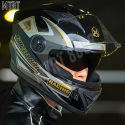 HOT Free Size Electric Car Full Face Motorcross Helmet with Dual Lens Wide Vision Motorcycle Helmets for Men and Women