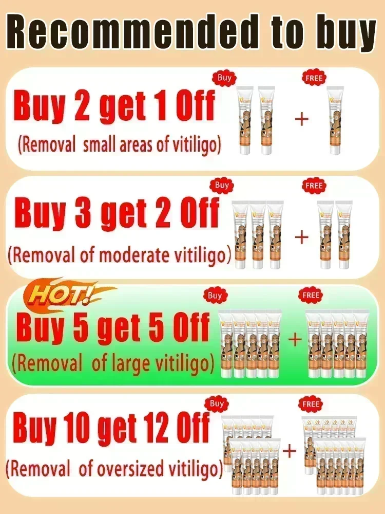 HOT SALE Vitiligo Ointment Ringworm Effectively Remove White Spot Removal Skin Vitiligo Eliminate Vitiligo Body Skin Care0903