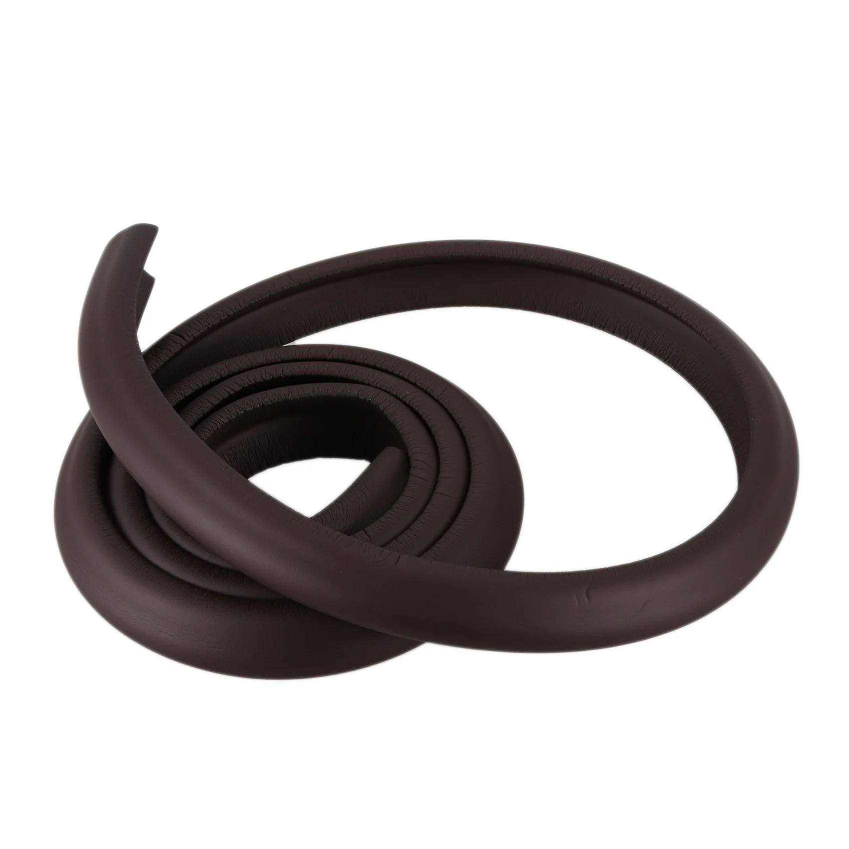 O novo 2x 2m crianças proteção mesa guarda tira bebê borda de vidro móveis horror crash bar (marrom)