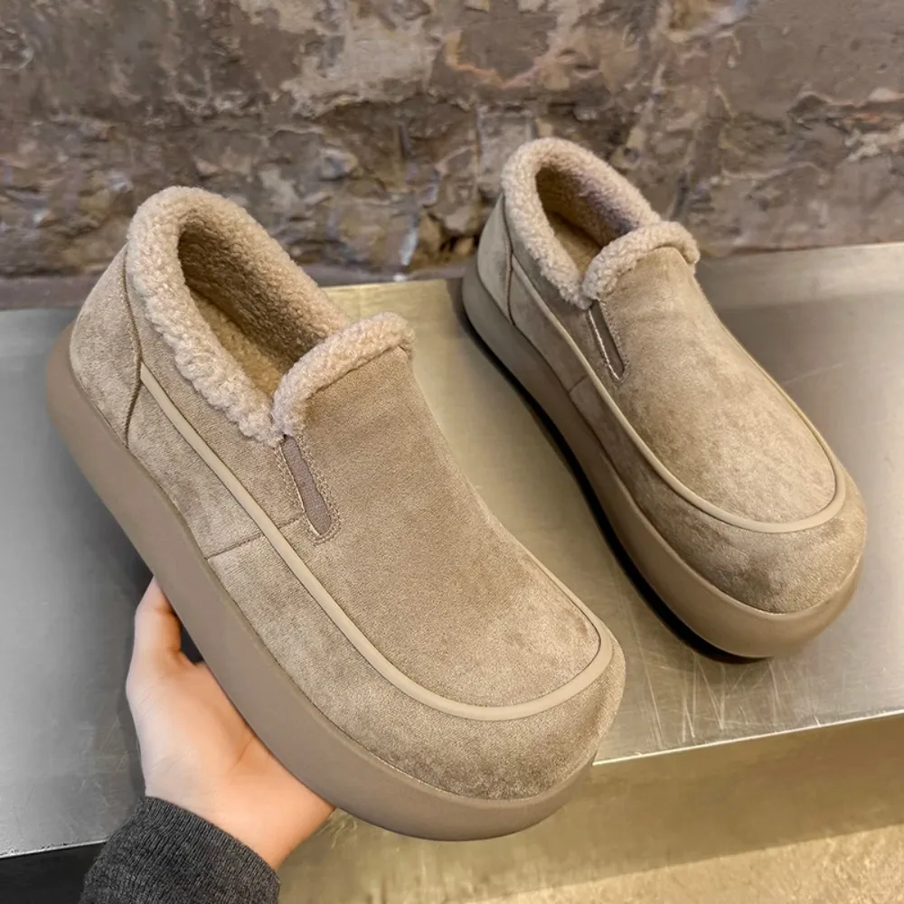 

2026 Couple winter warm snow boots high-quality casual outdoor comfortable anti slip cold resistant commuting lazy shoes