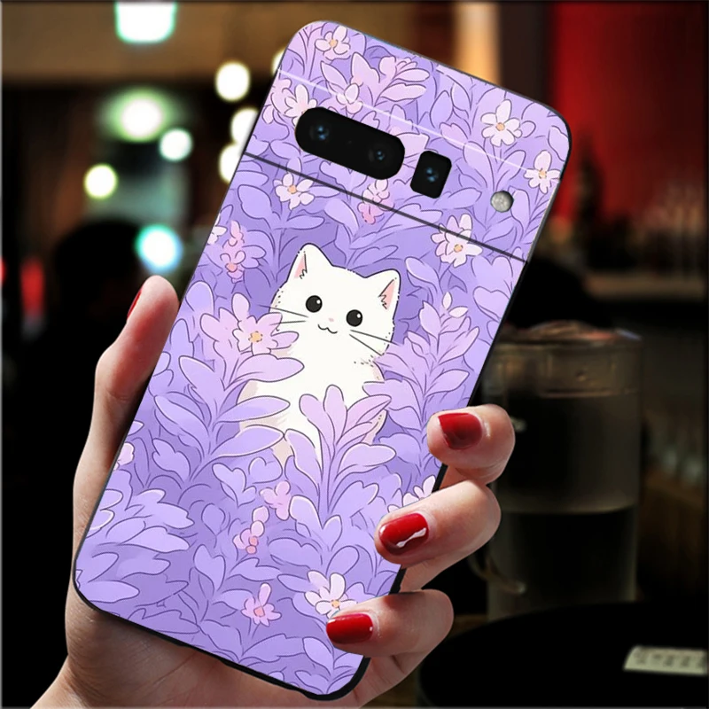 

Cute Cat Phone Case For Google Pixel 10 9 Pro XL 9A 8 7 6 Pro Pixel 8A 7A 6A Pixel 8 7 6 5