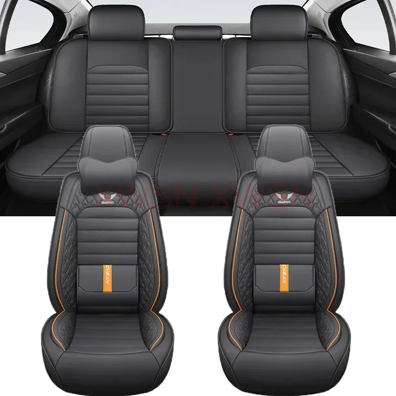 Luxury Lumbar Support Universal Car Seat Cover for MITSUBISHI Outlander ASX Eclipse Lancer Pajero Sport Zinger Auto Accessories