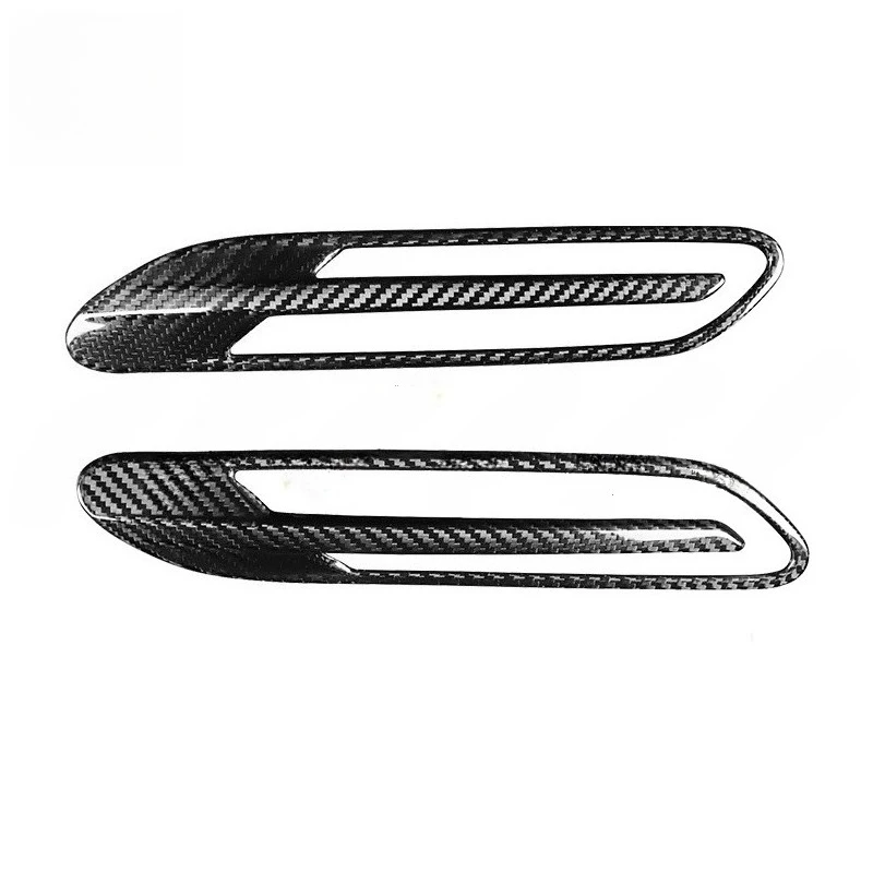 For Mercedes Benz AMG GT50 X290 GT50 GT 53 GT63 2019+ Dry Carbon Fiber Car Side Vents Air Outlet Vent Trim Car Accessories