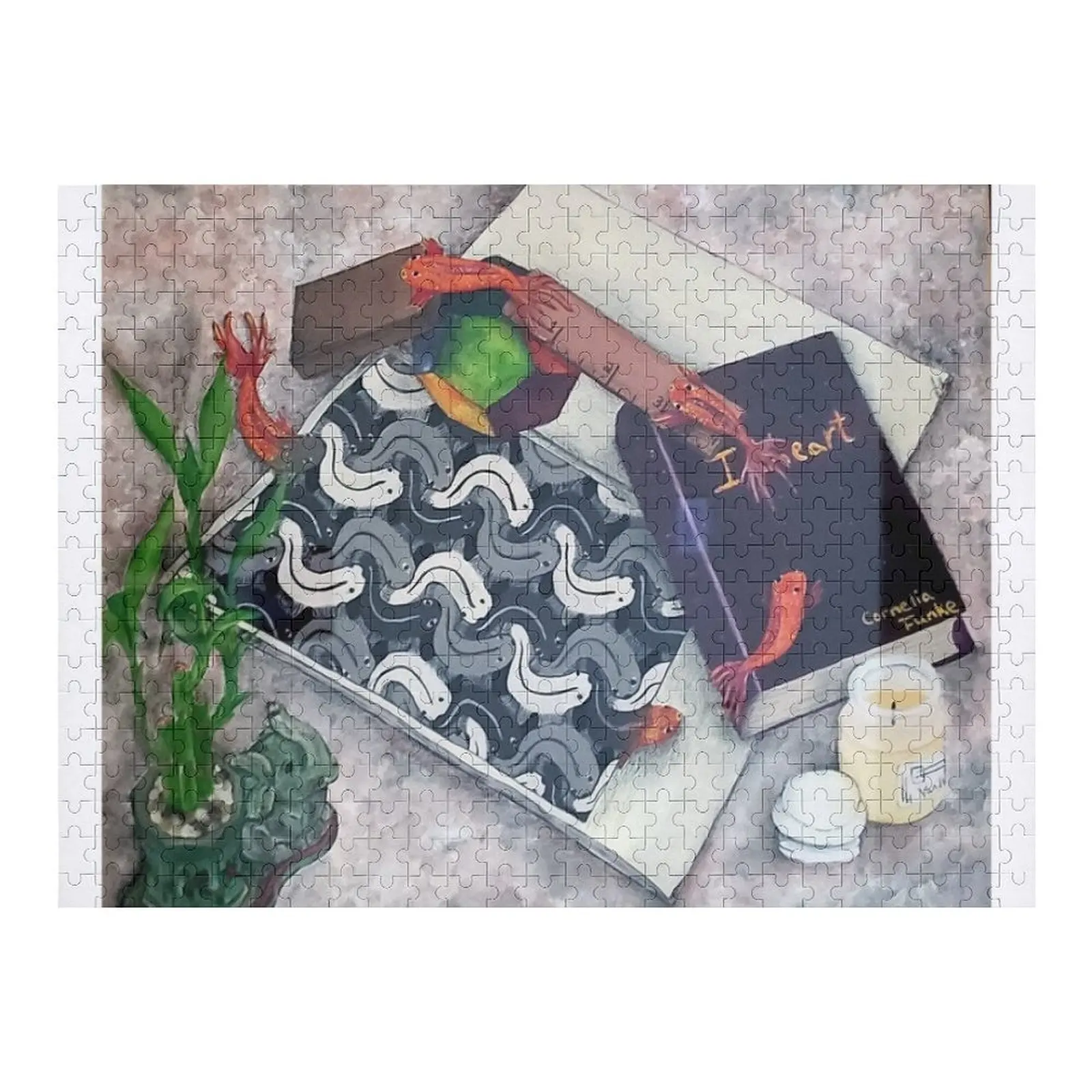 

M. C. Koi Jigsaw Puzzle With Photo Wooden Jigsaws For Adults Puzzle