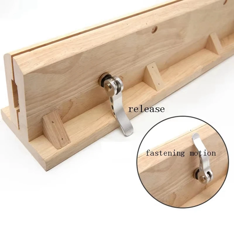 

VEHO-Leather Fixing Clip Handmade Leather Goods Leather Hand Stitching Wooden Clip Stitching Fixing Rack DIY Fixing Bracket