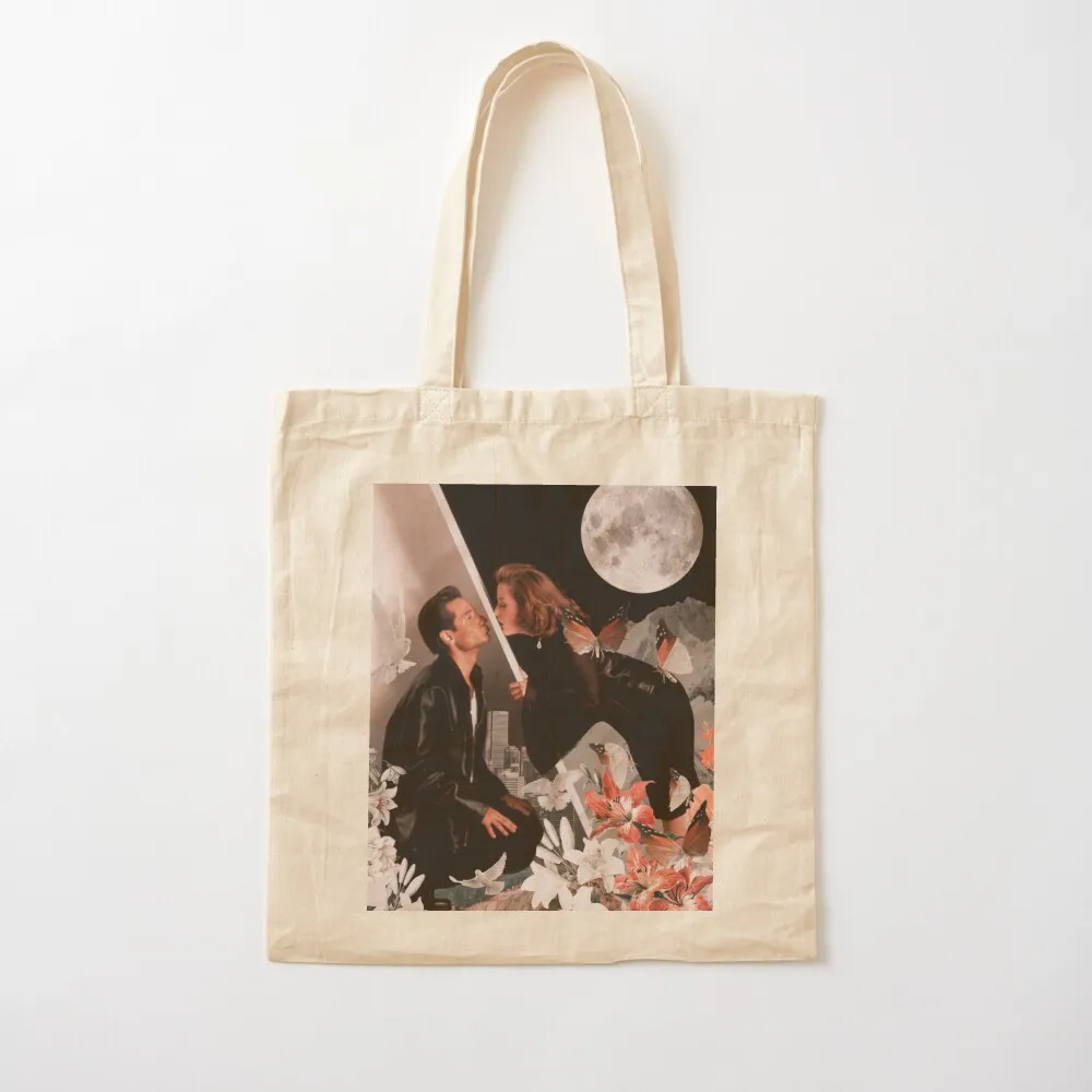 Mulder and Scully Tote Bag custom canvas bag shopper bag woman canvas tote Candy bags Canvas Tote