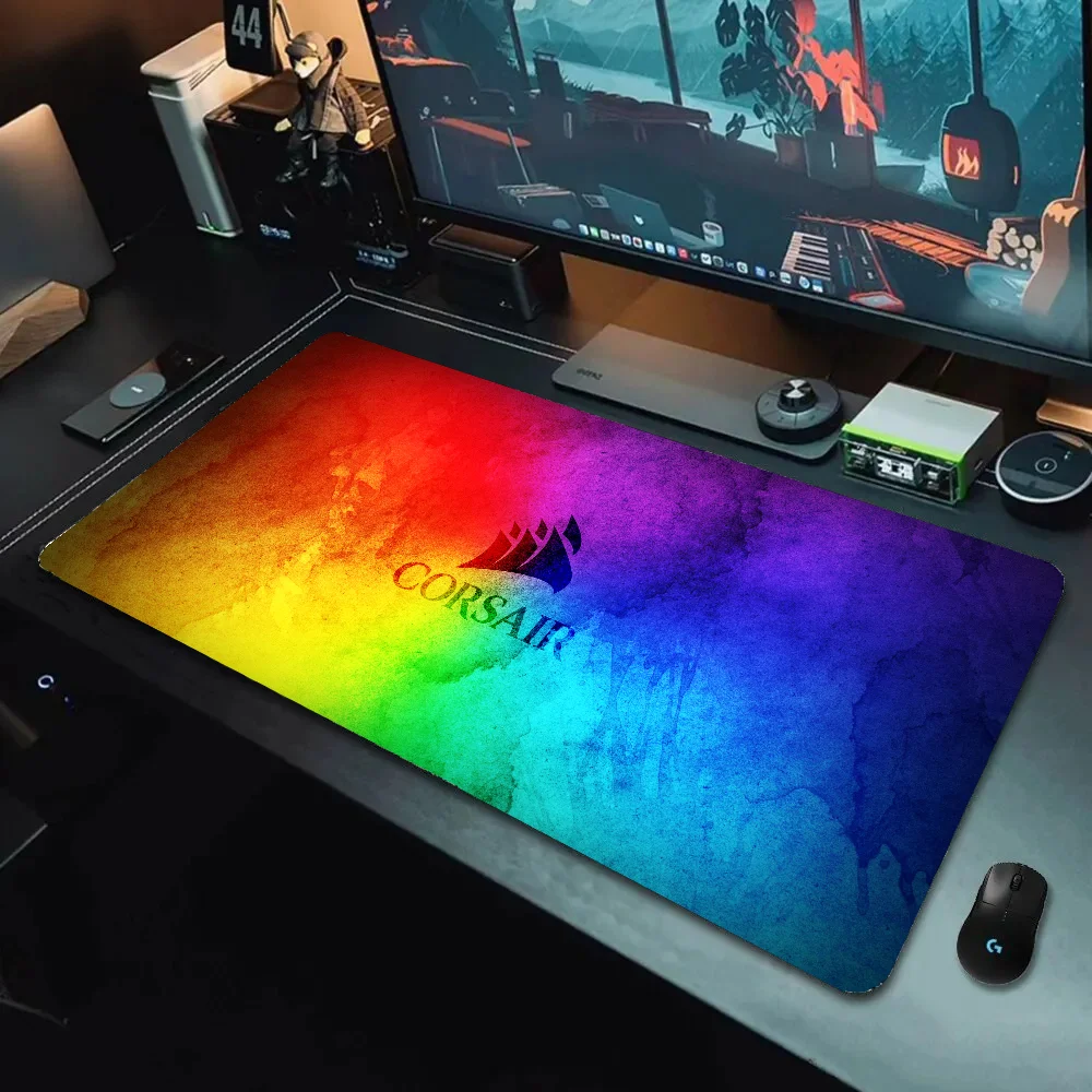 

Corsair Desk Pad Office Accessories Computer Mouse Pad Kawaii Pc Cabinet Games Mousepad Gamer Keyboard Mat Gaming Mats Gifts Xxl