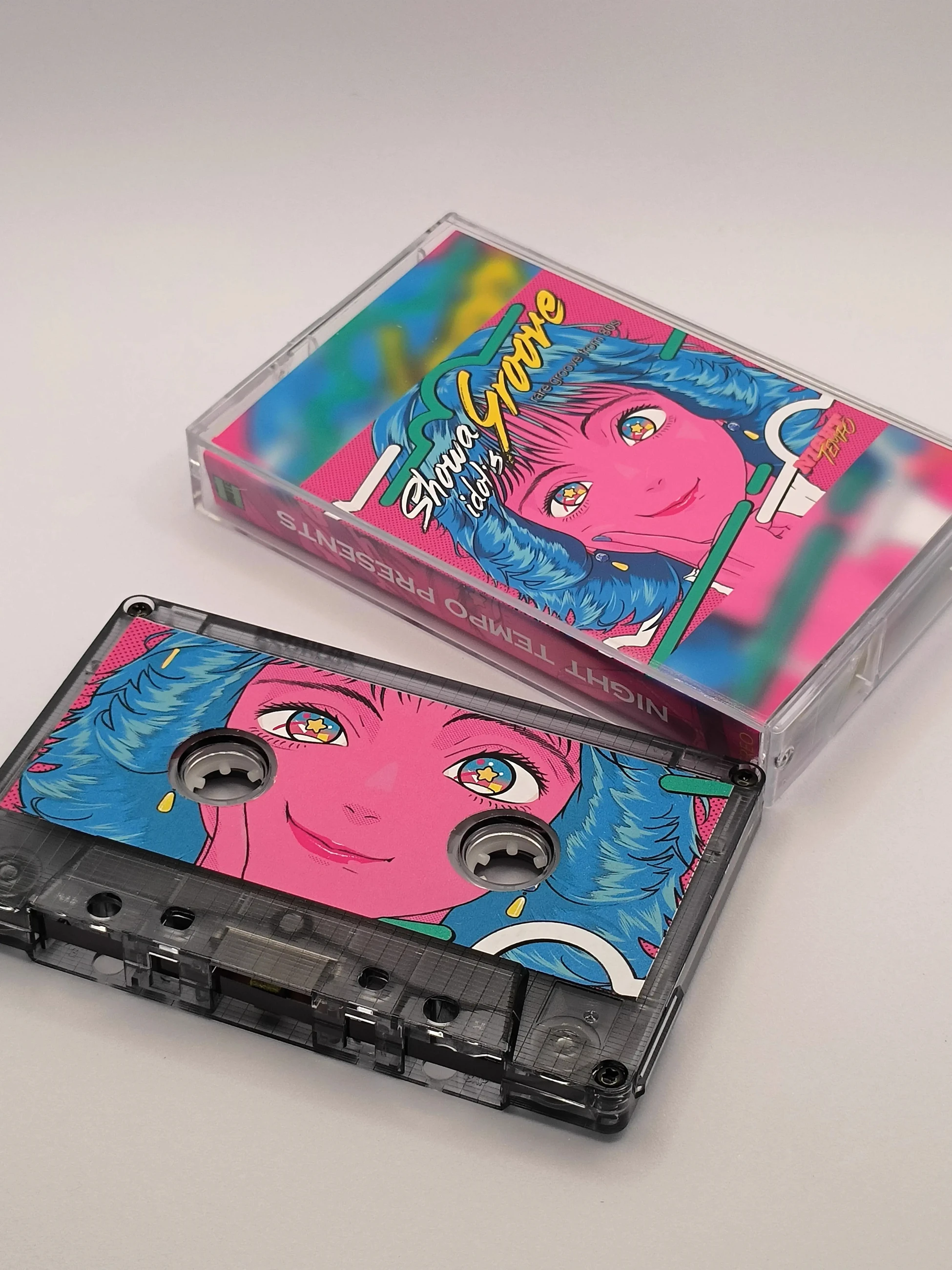 Vaporwave City Pop Yuki Saito Music Tape Night Tempo Presents Showa Groove Mix Album Cassettes Cosplay Recorder Soundtracks Box