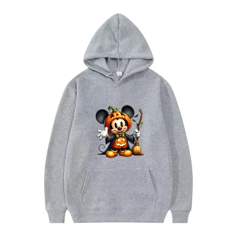 ديزني ميكي ماوس نمط امرأة الصوف فضفاضة الأسود الربيع ملابس علوية غير رسمية البلوفرات السيدات رخيصة هوديس الرجال بلوزات #3