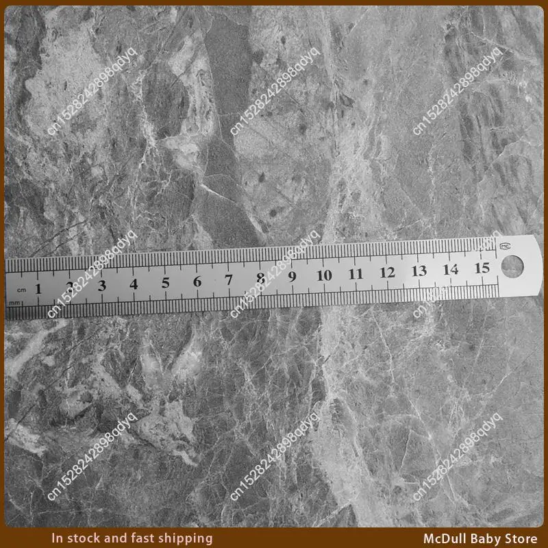 ABJA-5 Pcs Dual Side Marked 15Cm 6 Inch Stainless Steel Straight Ruler